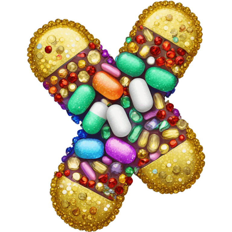 bedazzled antibiotics emoji