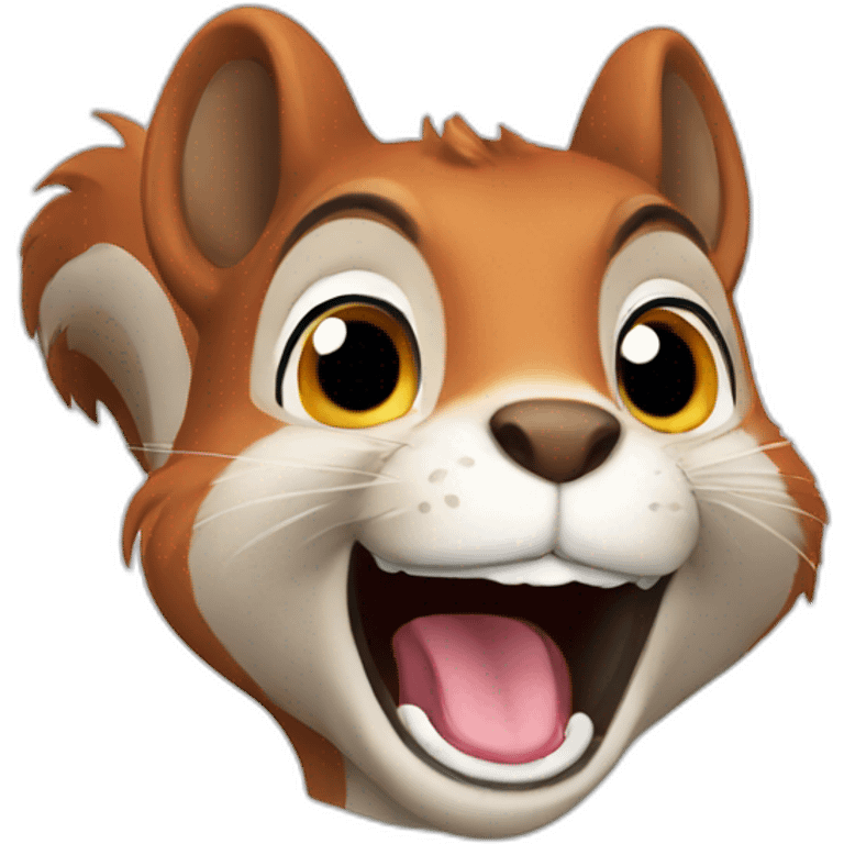 excited squirrel emoji