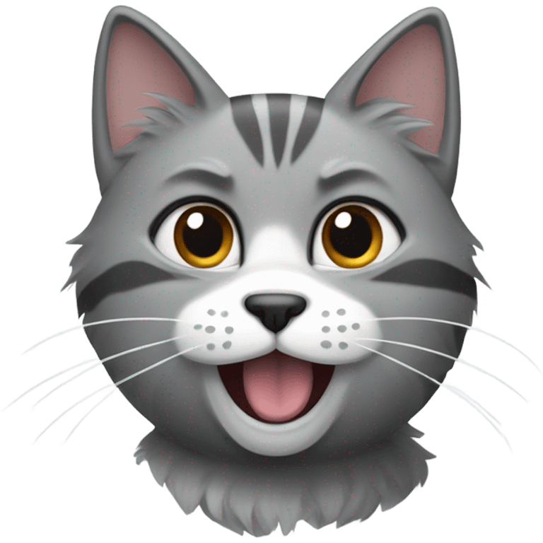 A cat saying "SHMEOWSH!" emoji