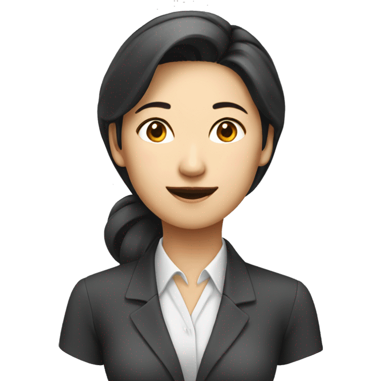 lady office worker asian emoji