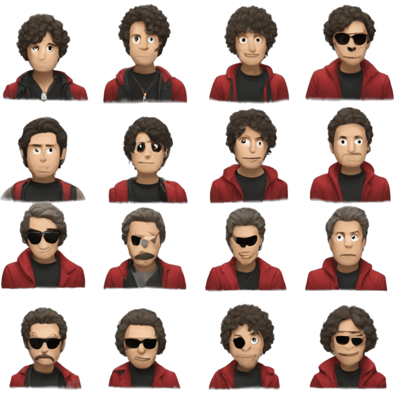 Money heist emoji