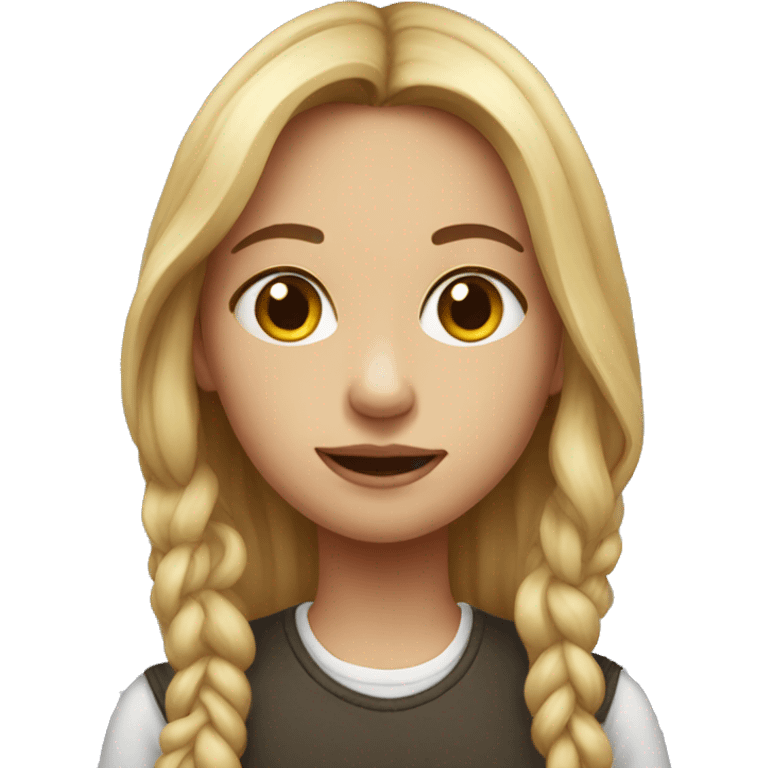 realistic portrait of girl emoji