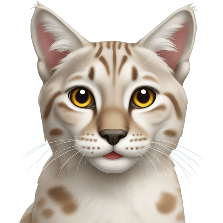 Lynx point cat emoji