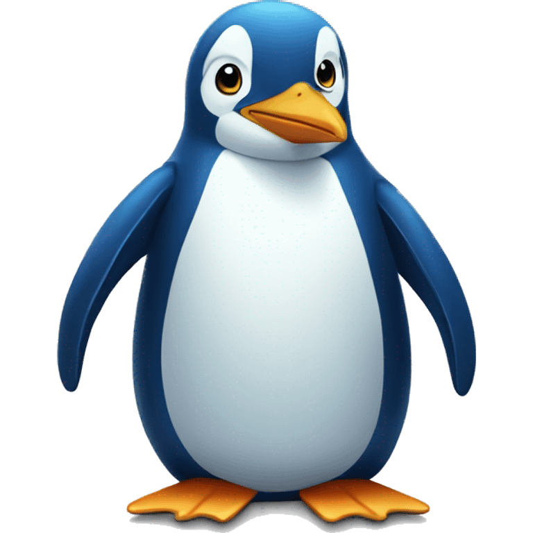 blue pinguin emoji