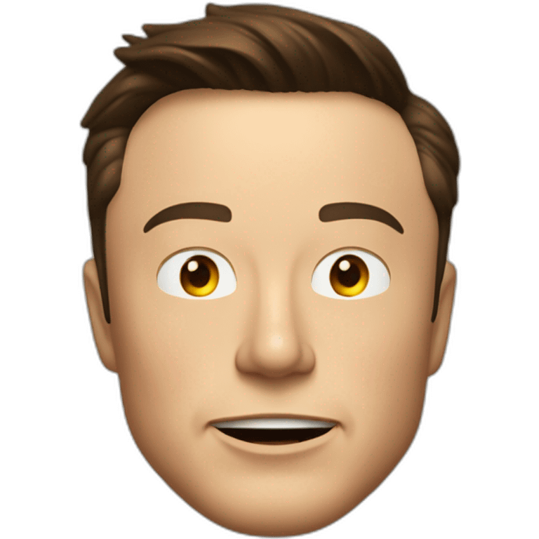 elon musk qui crache du feu emoji