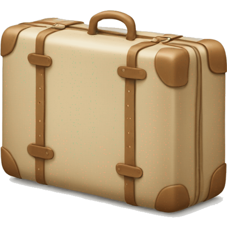 Beige suitcase emoji