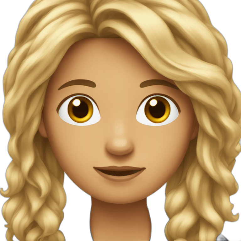 Woman-long-hair-with-your-little-yorkshire emoji