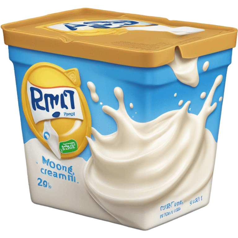 carton of cream emoji