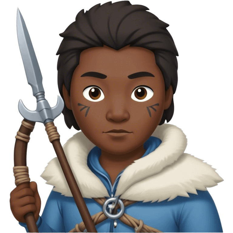 Inuit with harpoon emoji