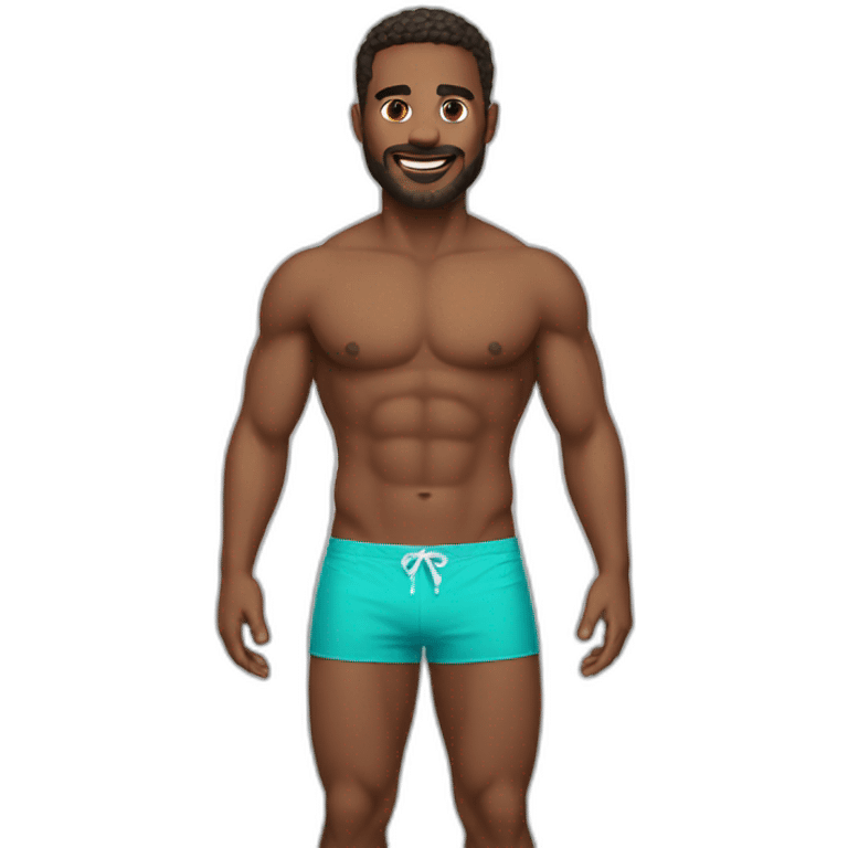 man bikini emoji