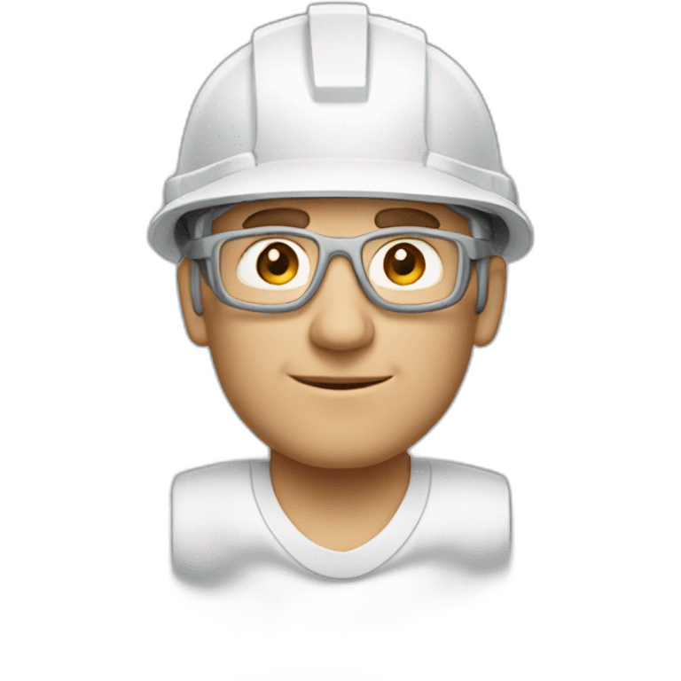 White male boomer technician emoji