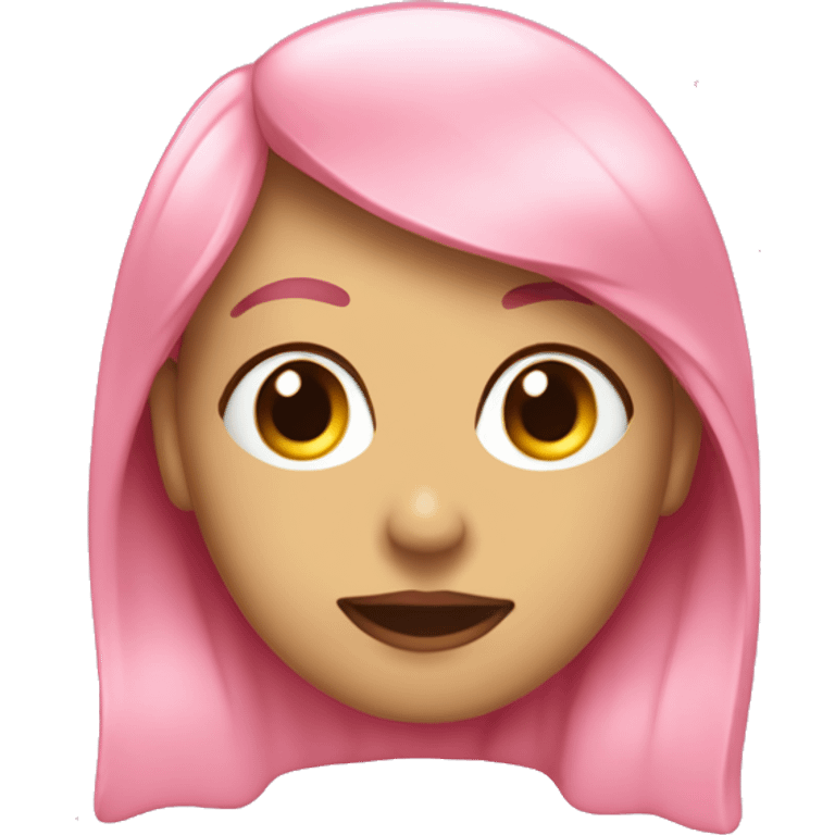 Coração rosa claro com glitter emoji