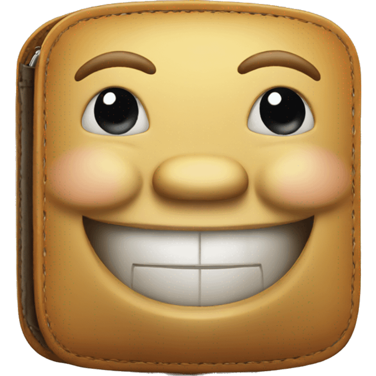 happy fat wallet emoji