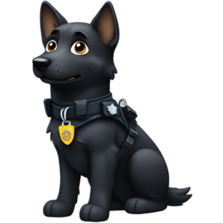 Police dog emoji