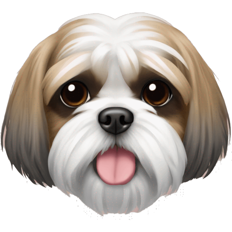 Shih tzu with name Ruby emoji