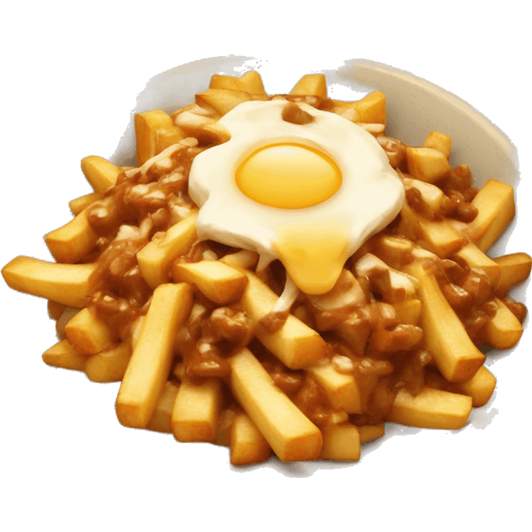 Poutine qui mange emoji