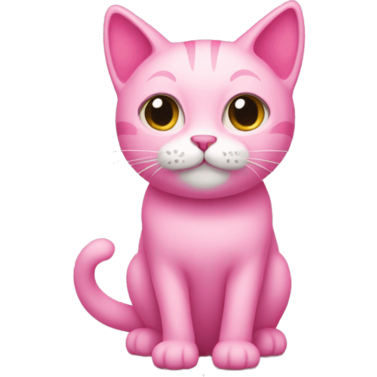 Pink cat emoji