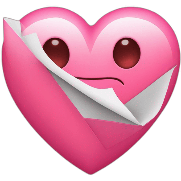 heart with Letter E emoji