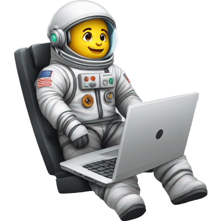 programmer cosmonaut laptop emoji