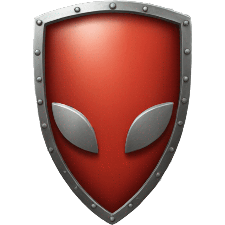 red shield emoji