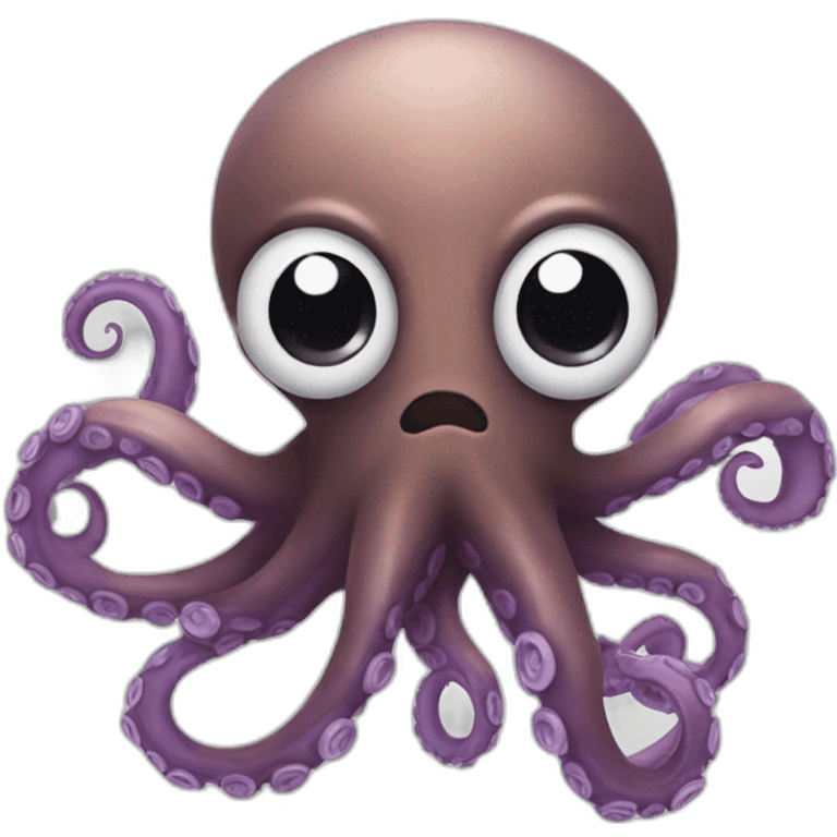 octopus with big eyes emoji