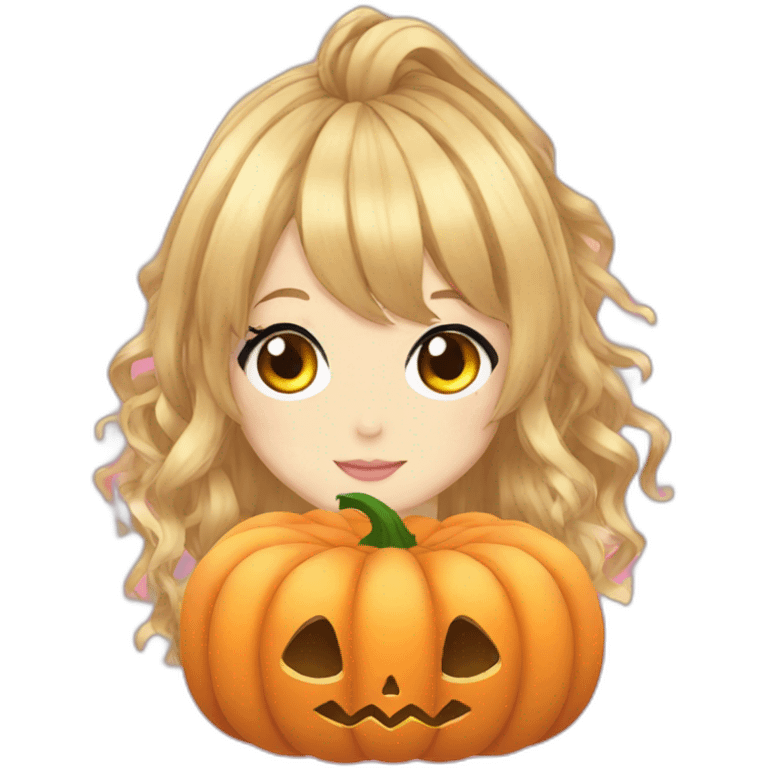 Gyaru pumpkin emoji