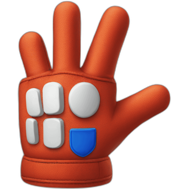 super mario glove hand finger pointing emoji