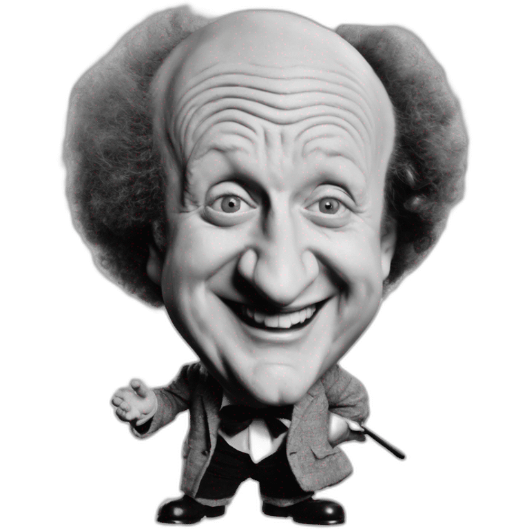 Young Larry fine of the three stooges emoji