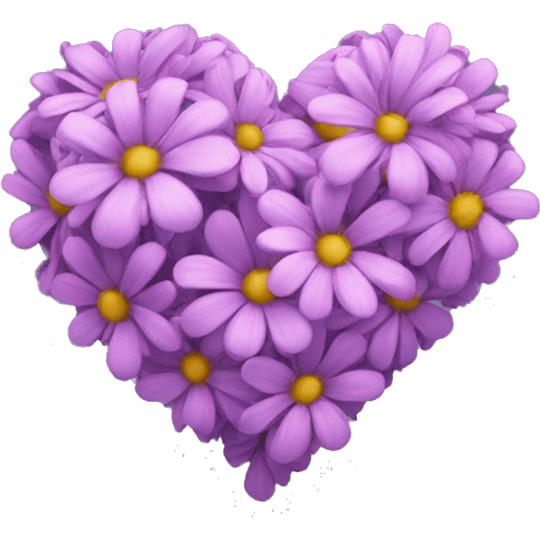 flower heart Lila emoji