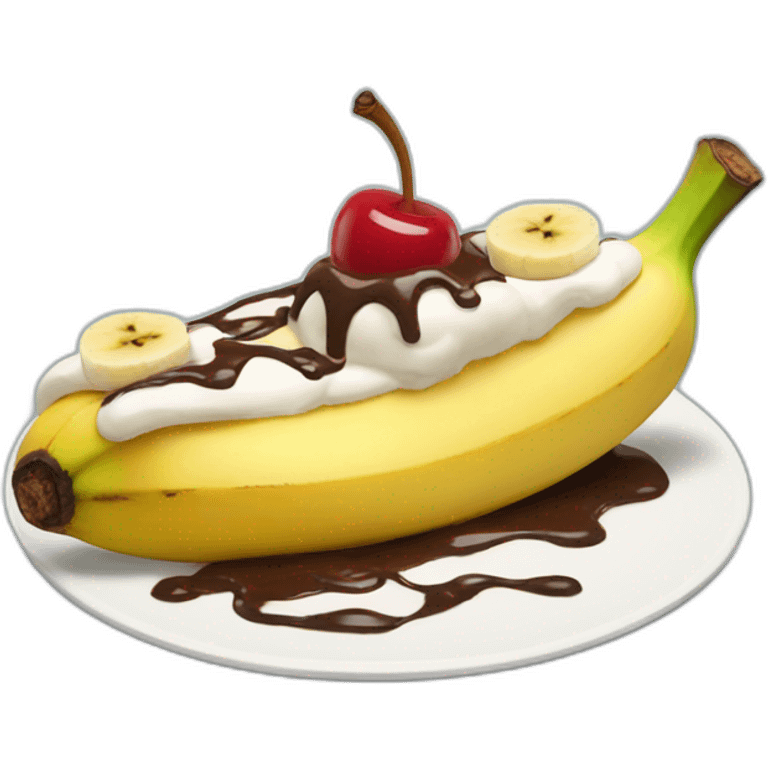 Banana split emoji