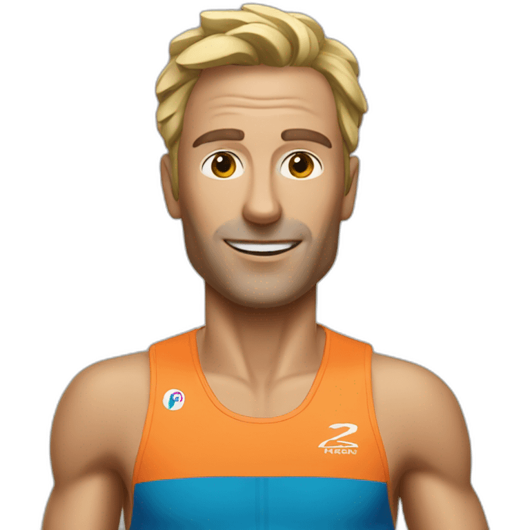 René during a triathlon emoji