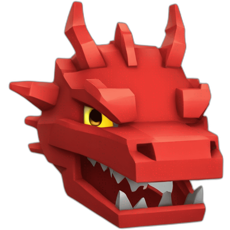 head hat Red dragon Minecraft delegate emoji