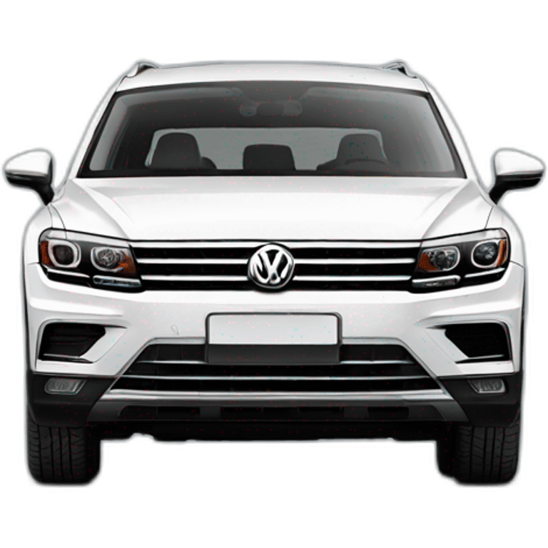 2018 white VW Tiguan emoji