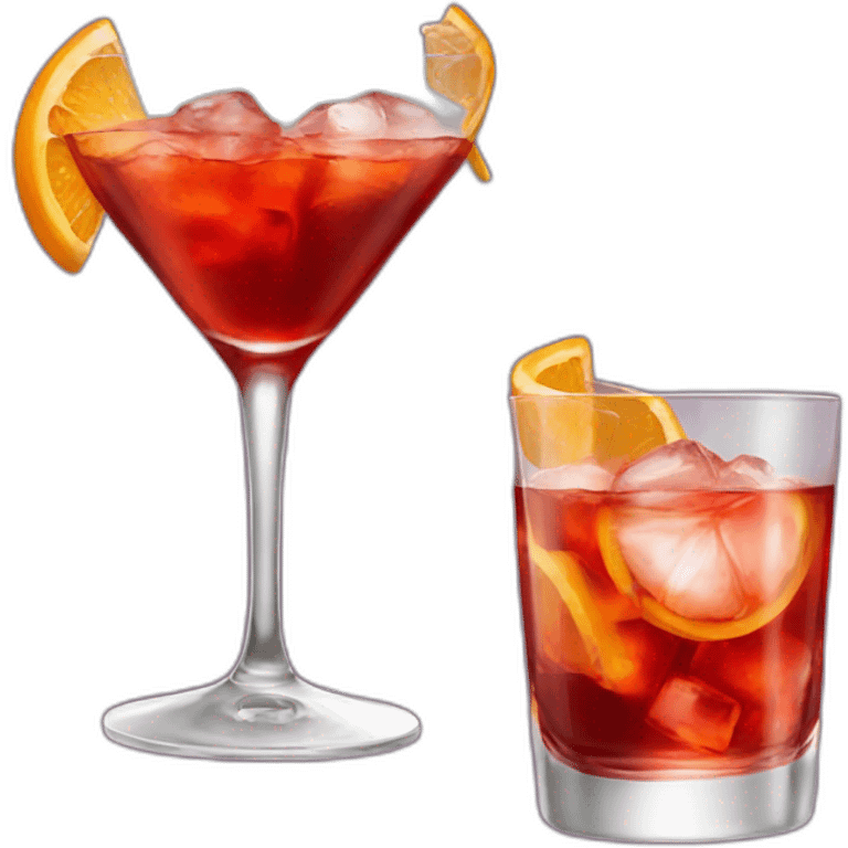 negroni cocktail emoji