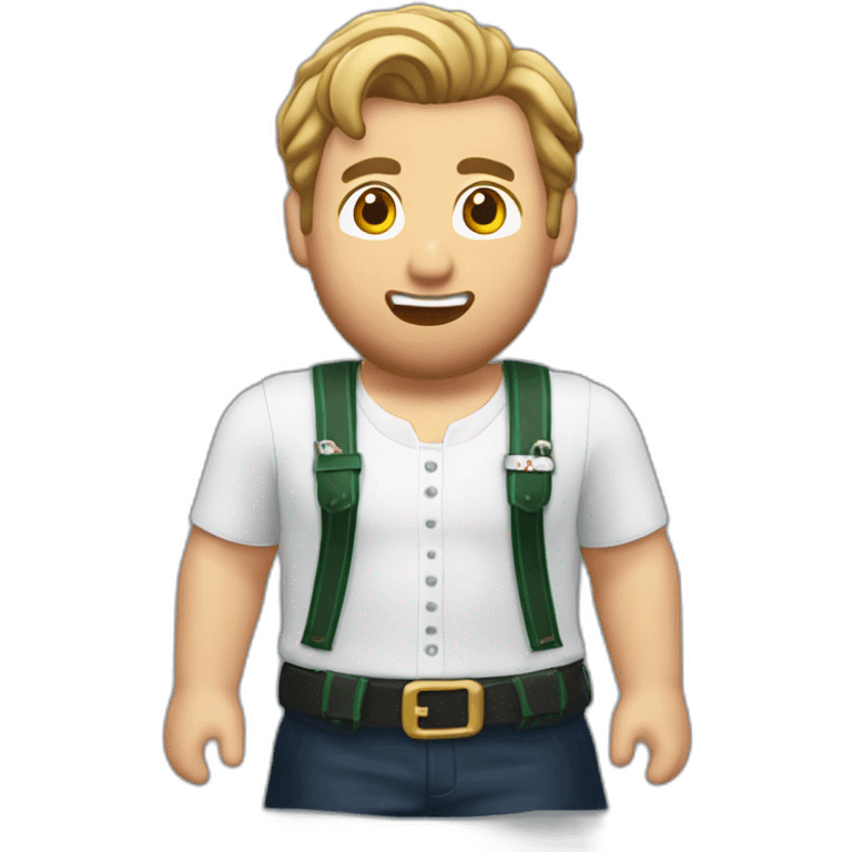 Harry Kane in lederhosen emoji