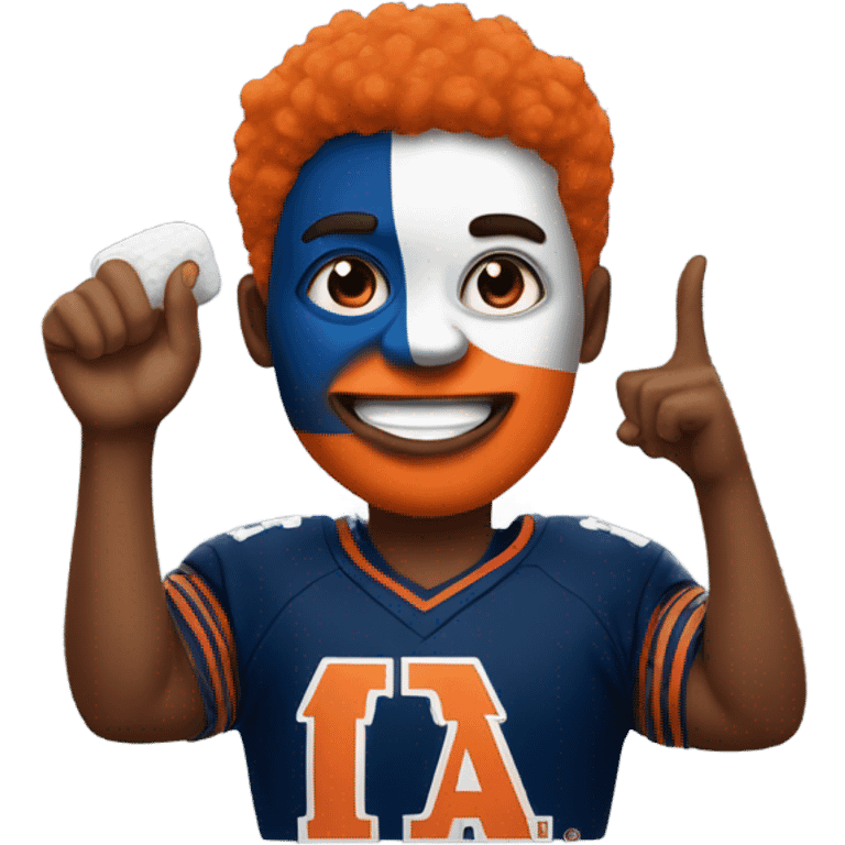 Auburn University super sports fan emoji