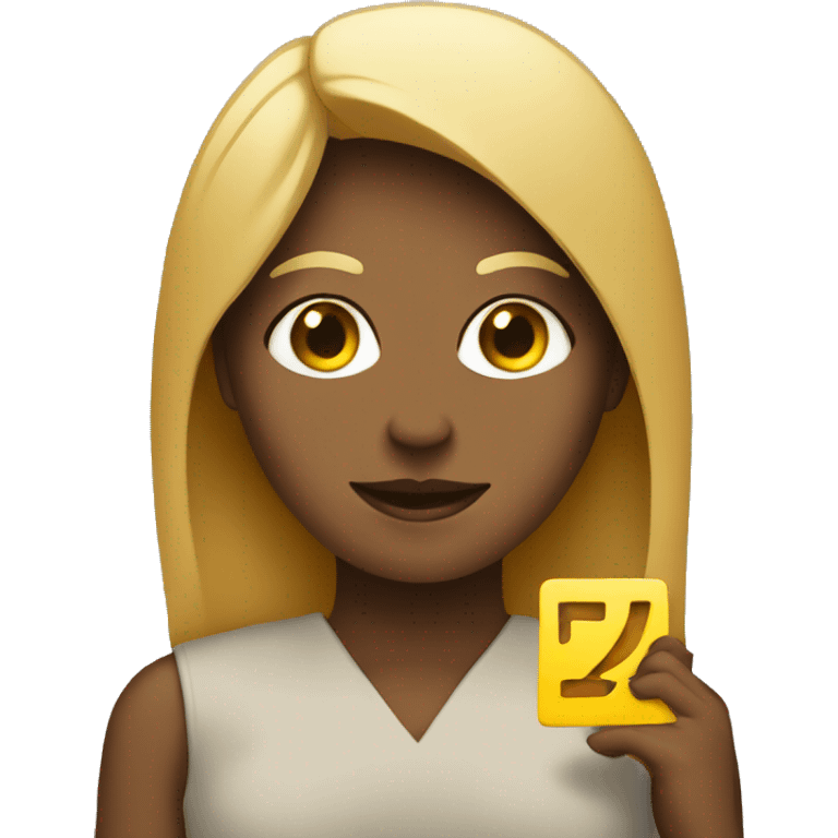 Women sign with equality symbol  emoji