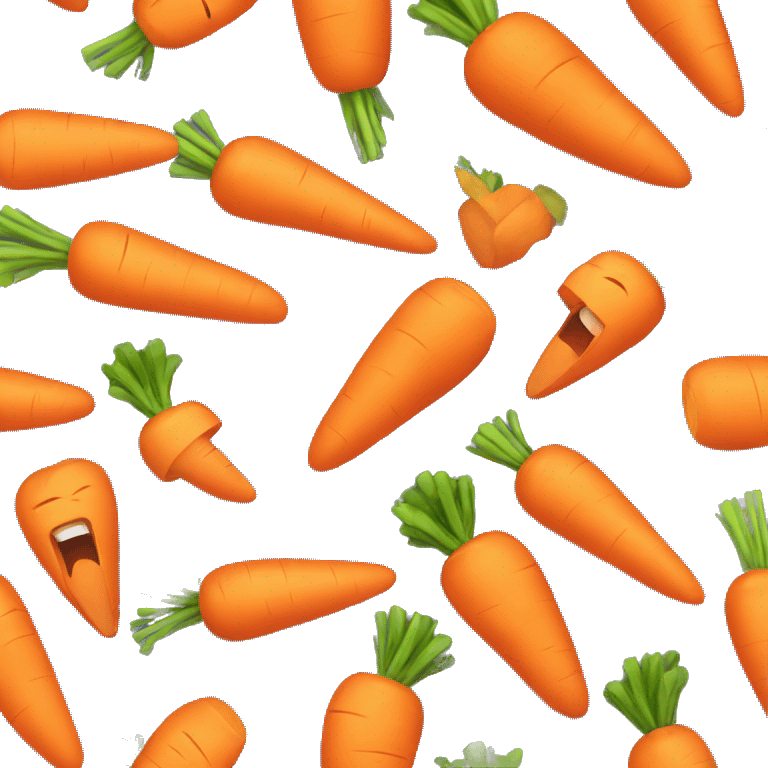 screaming carrot emoji