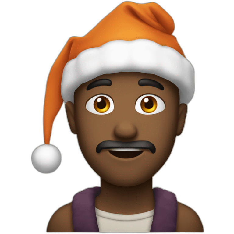 Christmas mixed with Halloween emoji