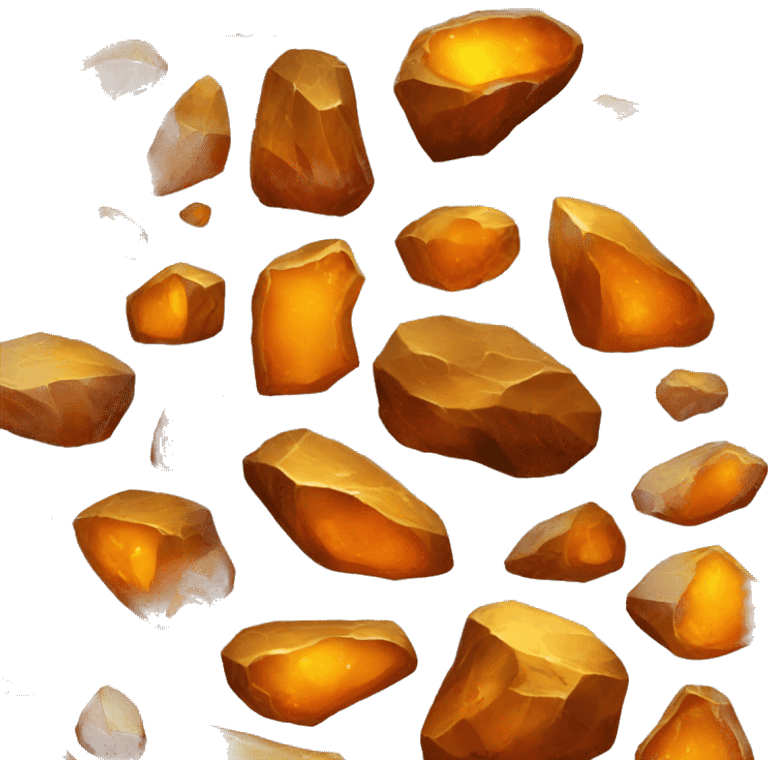 amber rock emoji