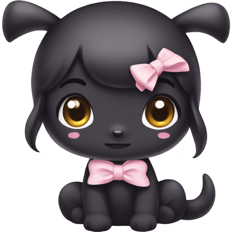 ￼ KUROMI with a bow emoji