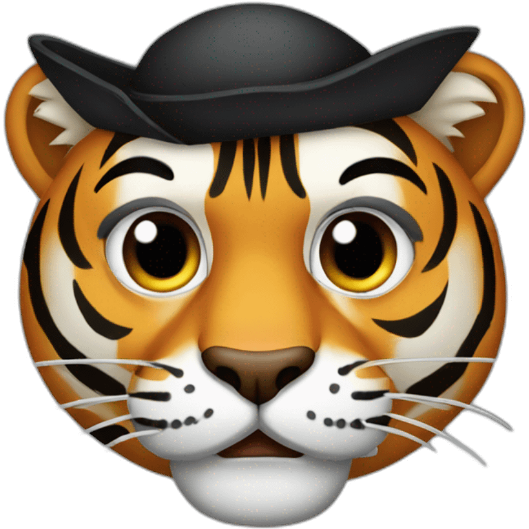 Tiger pirate emoji