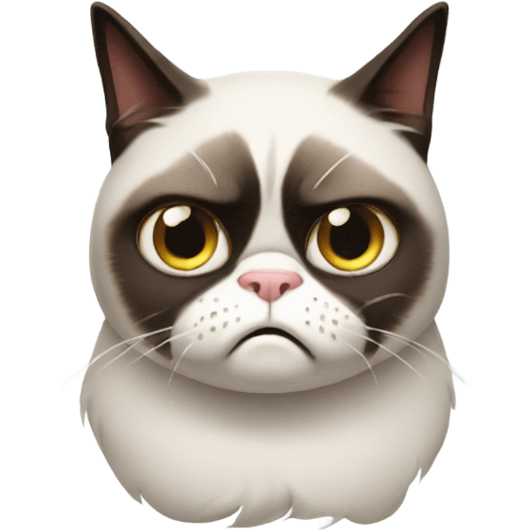 Grumpy cat emoji