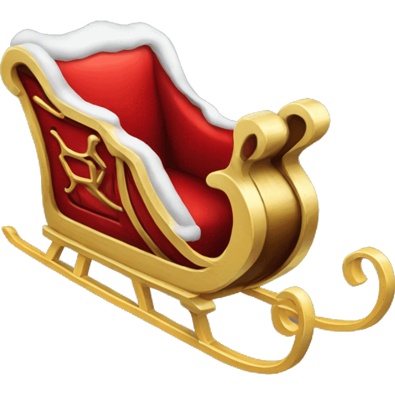 Santa's-sleigh emoji