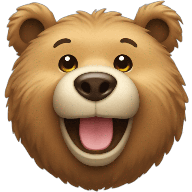 smiling bear emoji