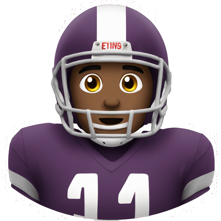 Man playing football emoji