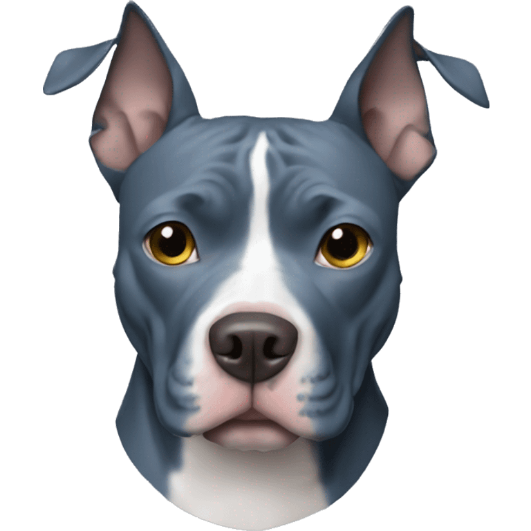 Blue Pitbull emoji