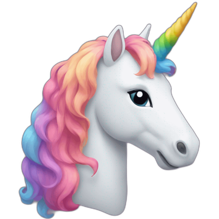 rainbow unicorn emoji