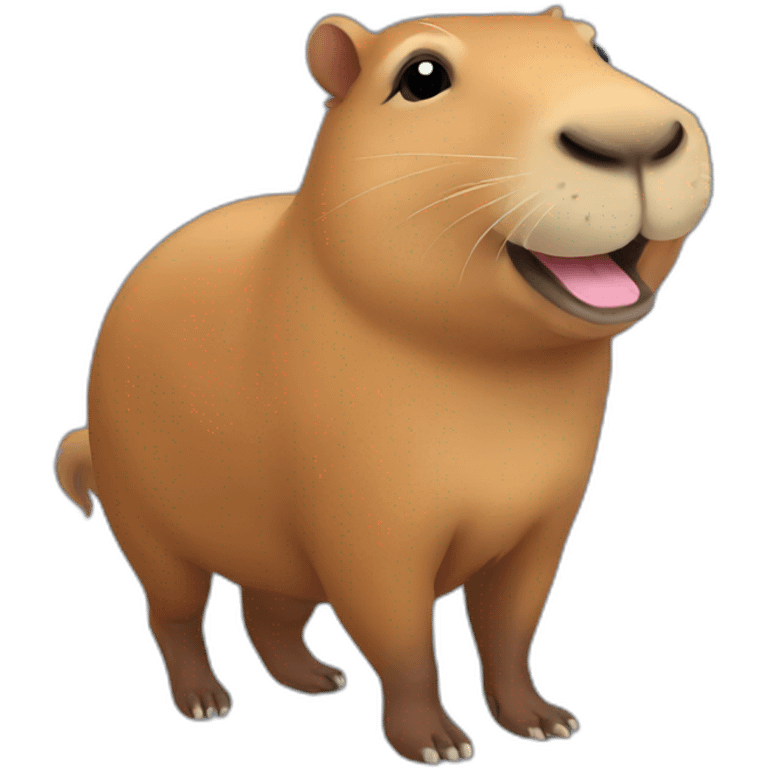 happy capybara emoji