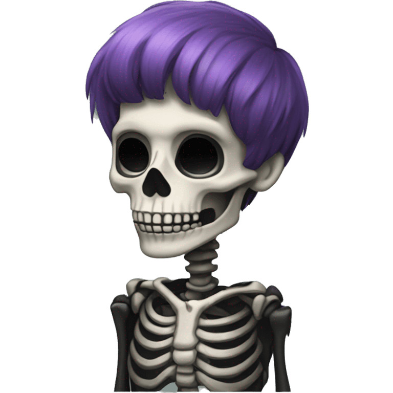 Skeleton non binary  emoji